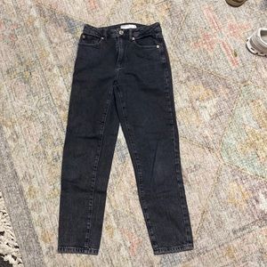Garage Denim Black Mom Jeans